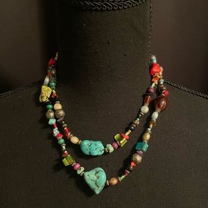 beautiful colored necklace
